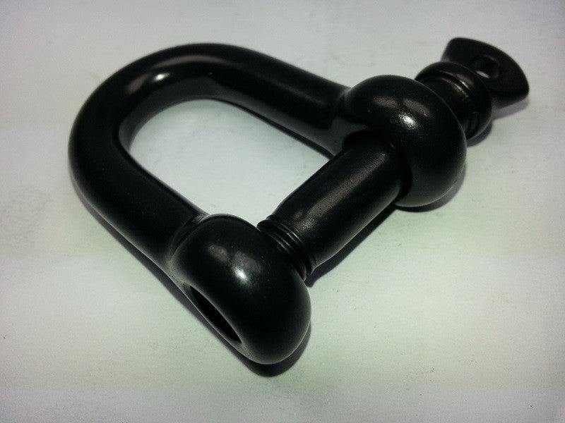 Black Stainless Steel D Shackle