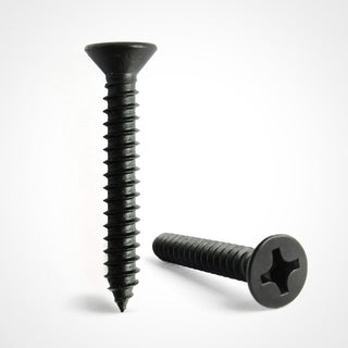 black stainless steel countersunk self tapping screws DIN 7982