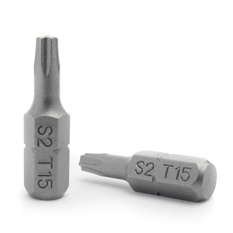 Carbolts TX15 Torx drive bits, use them with our decking screws, torx button flange, torx pan head self tappers and torx countersunk self tappers,